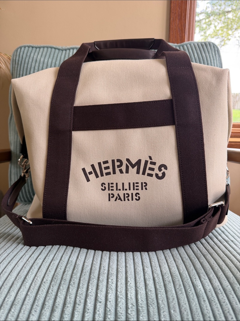Hermes Groom Sellier Paris Sport Bag